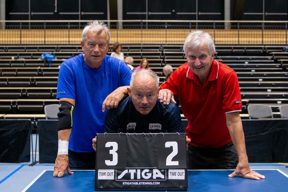 Svein Solheim, John Grahl-Madsen og Kjell Lygren, Fjell. Foto: Brage Titlestad