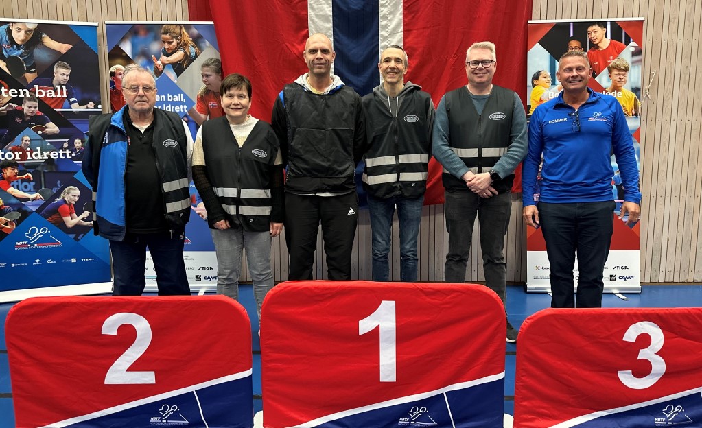 Stor honnør for enorm innsats av Fornebu Bordtennisklubb under NM for junior og eldre junior
