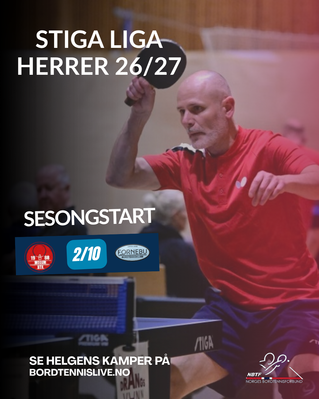 Sesongstart Stiga Liga Herrer 26/27