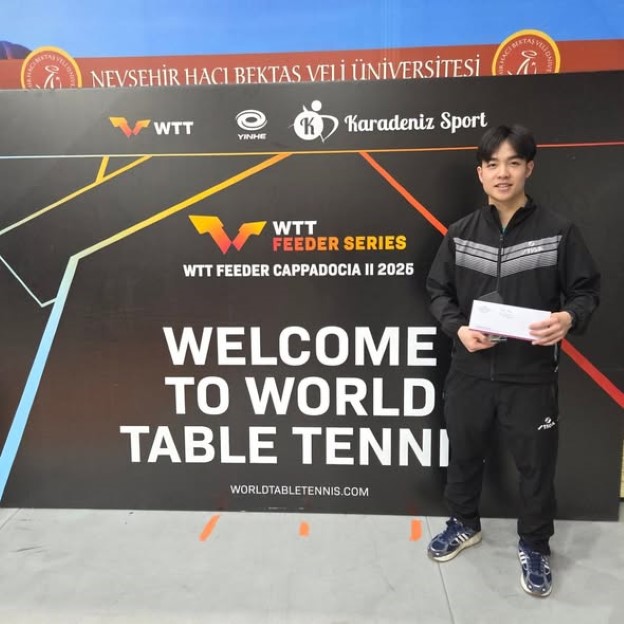 Khai Lam på 3.plass i U19 i WTT Youth Contender i Cappadocia