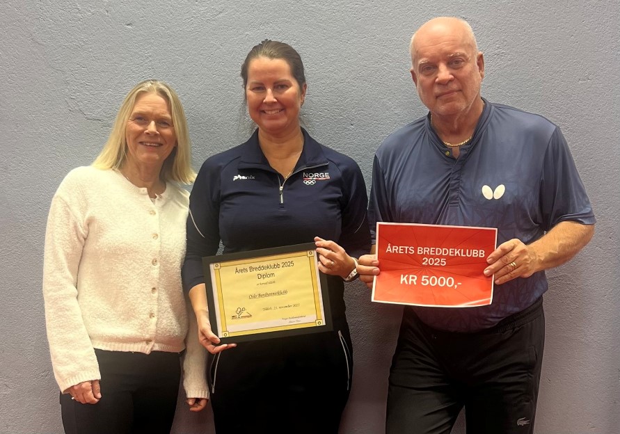 Oslo BTK er «Årets breddeklubb 2025»