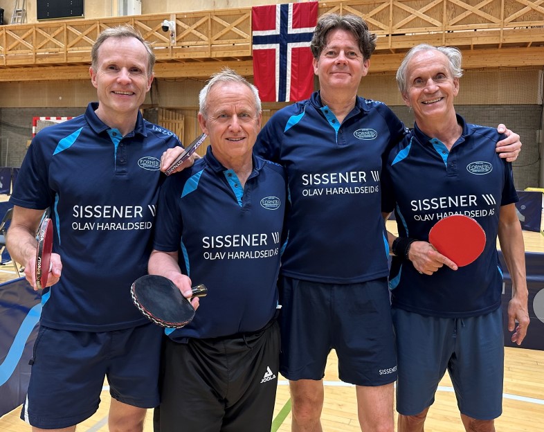 Fornebu til topps i herrer lag 60