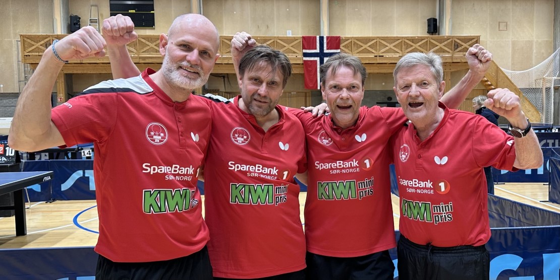 Modum tok NM-gull i herrer lag 50