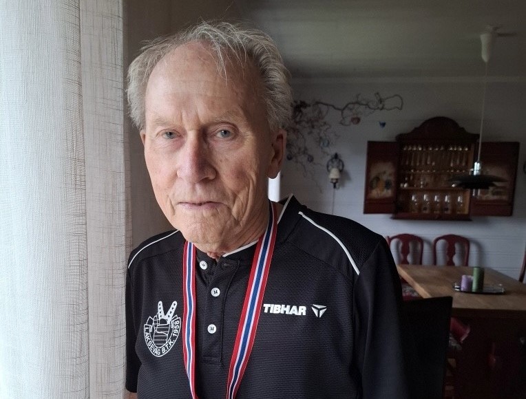 NM-gull til Steinar Pedersen i herrer 80 single