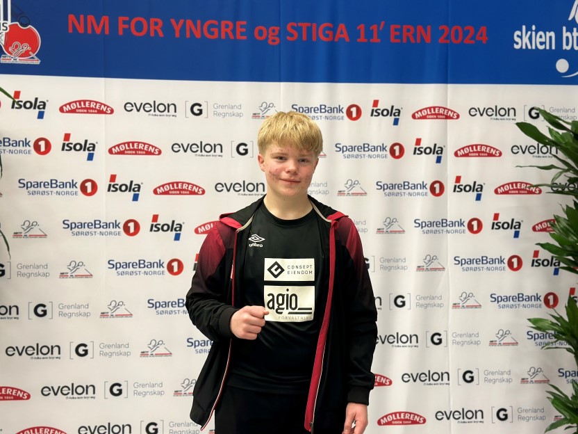 Kristoffer Rye-Holmboe fra Tromsø BTK vant gull i para gutter 15 stående
