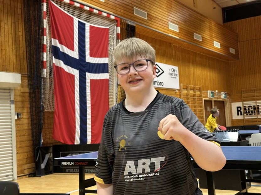 Anton Borud tok NM-gull i para gutter stående singel