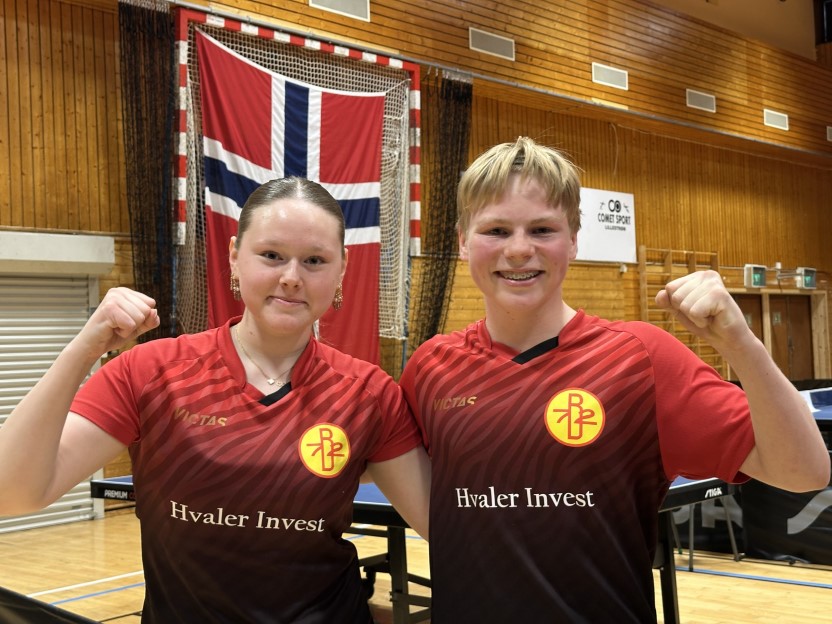 Emma Kjølsø og Lasse Bekkebråten tok NM-gull i mix double