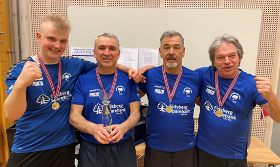 Norges eldste bordtennisklubb, Sarpsborg BTK, vant årets 2.divisjon. Foto: Kevin Johansen
