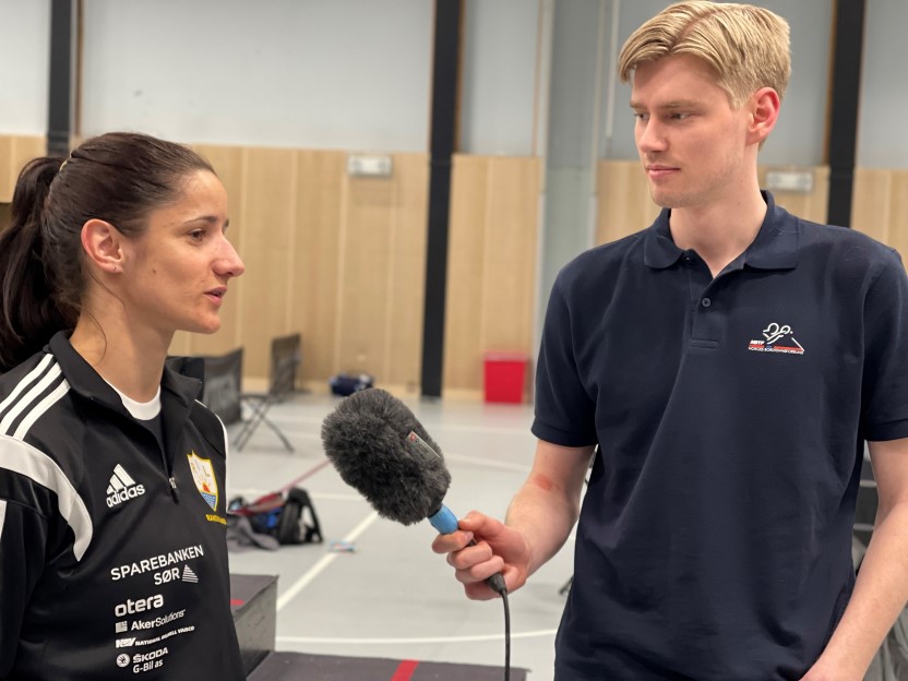 Aida Dahlen fra Randesund IL – BTG vant Damer elite i Stiga Norgescupfinalen