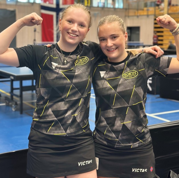 Christine Kalvatn og Filippa Skjøld-Hinze ble norgesmestere i damer eldre junior double