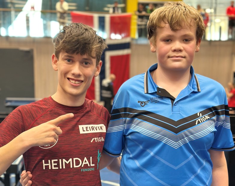 Lucas Ytrøy og Krizander Magnussen norgesmestere i para eldre junior åpen double