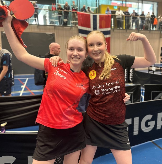 Søstrene Flor Wilhelmsen norgesmestere i damer junior double