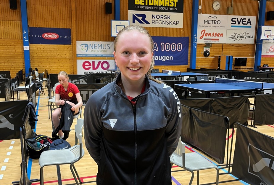 Christine Kalvatn ble norgesmester i damer eldre junior singel