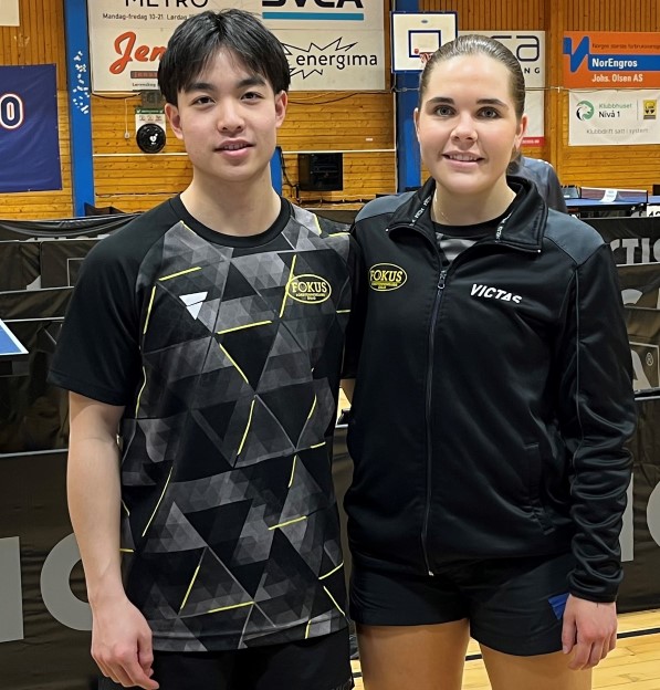 Elsa Sander Bornö og Khai Noah Lam norgesmestere i junior mix double