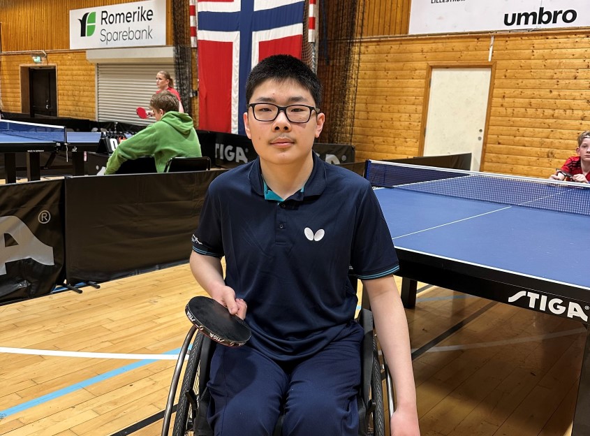Filip Lu Opheim norgesmester i para junior sittende singel