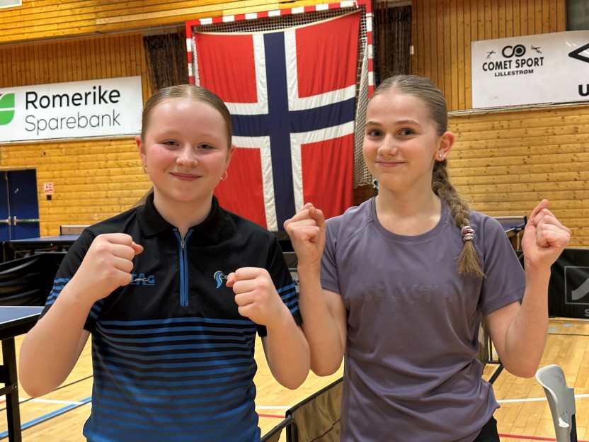 Miriam Horpestad og Molly Kirkeby-Garstad norgesmestere i junior damer double